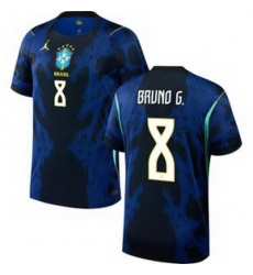 Women 8 Brazil National Team Bruno Guimaraes 2026 Home Jersey 1