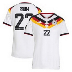 Women 22David Raum Germany National Team Jersey   6