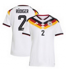 Women 2Antonio Rudiger Germany National Team Jersey   6