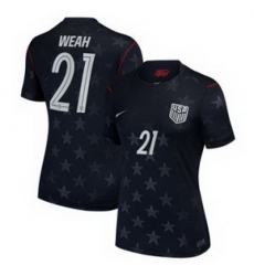 Women 21Timothy Weah USMNT 2026 Stadium Replica Jersey 3 Women 21Timothy Weah USMNT 2026 Stadium Replica Jersey 3