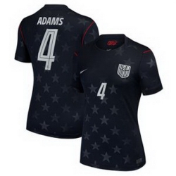 Women 4Tyler Adams USMNT 2026 Stadium Replica Jersey   3