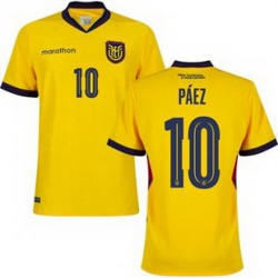 Women 10 Ecuador Kendry Paez Away Replica Jersey   1