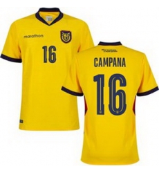 Women 16 Ecuador Leonardo Campana Away Replica Jersey   1