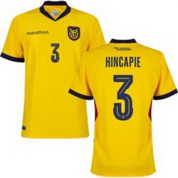 Women 3 Ecuador Piero Hincapie Away Replica Jersey   1