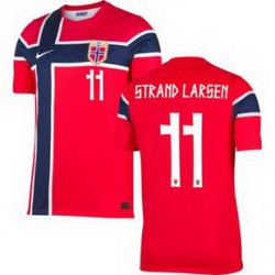 Women 11 Norway Jorgen Strand Larsen Home Stadium Replica   1