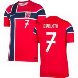 Women 7 Norway Alexander Sorloth Home Stadium Replica   1