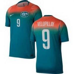 Women 9 Australia Nishan Velupillay Replica Jersey World Cup  2