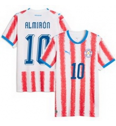 Women 10 Paraguay Miguel Almiron Replica Away Jersey 2026429 1