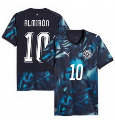 Women 10 Paraguay Miguel Almiron Replica Away Jersey 2026429 2