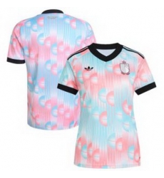 Women 0 Blank Belgium Jersey   4