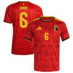 Women 6Amadou Onana Belgium Jersey   3