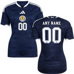 Women 00 Scotland Custom 2026 Home Replica Jersey 2