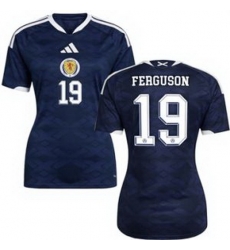 Women 19 Scotland Lewis Ferguson 2026 Home Replica Jersey 2 Women 19 Scotland Lewis Ferguson 2026 Home Replica Jersey 2