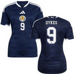 Women 9 Scotland Lyndon Dykes 2026 Home Replica Jersey 2