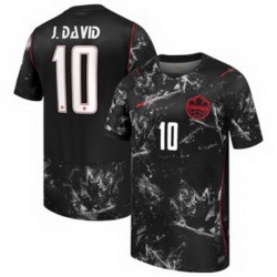 Women Canada Jonathan David 2026 Replica Away Black 1