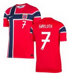Men 7 Norway Alexander Sorloth Home Stadium Replica 1 Men 7 Norway Alexander Sorloth Home Stadium Replica 1