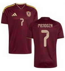 Men 7 Venezuela Gleiker Mendoza Away Replica Jersey   1