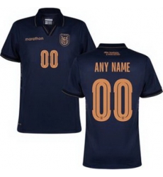 Men 00 Ecuador Custom Away Replica Jersey 2 Men 00 Ecuador Custom Away Replica Jersey 2