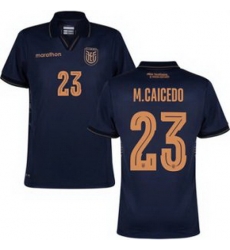 Men 23 Ecuador Moises Caicedo Away Replica Jersey 2 Men 23 Ecuador Moises Caicedo Away Replica Jersey 2