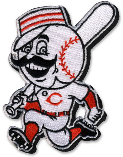 Women Cincinnati Reds Running Man Patch Biaog