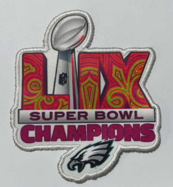 2024 NFL Philadelphia Eagles Super Bowl Champions Patch Biaog
